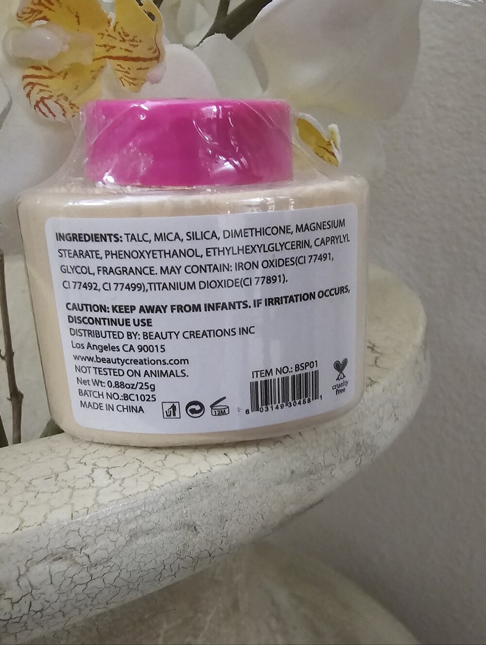 Beauty Creations Banana Setting Powder New Sealed Package Full Size 25g NWT - Picture 4 of 7